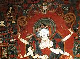 Tibet Guge 03 Tholing 11 White Temple 16 Sitatapattra Sitatapatra, meaning The Victorious White Parasol, is a form of Tara, a female counterpart of Avalokiteshvara. Her parasol indicates her ability to protect sentient beings from natural catastrophes and diseases. Photo - Hein/Boelmann: Tibet � Der Wei�e Tempel von Tholing.